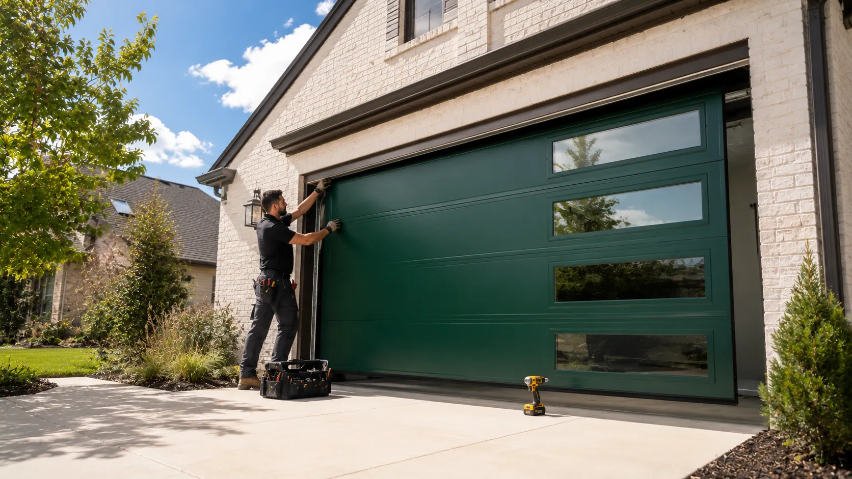 Garage doors we install