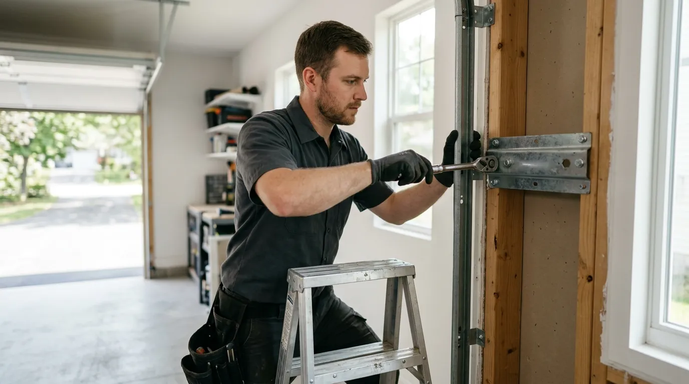 Carriage house garage door