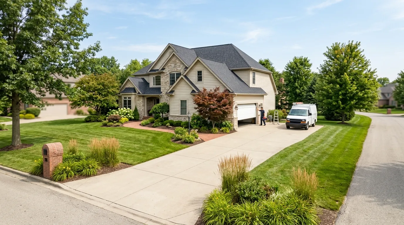 Raised panel garage door